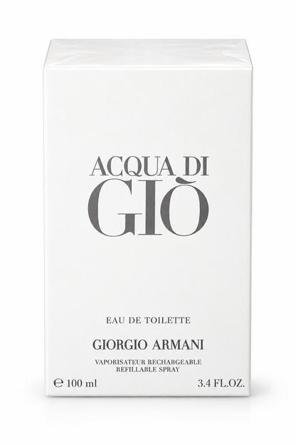 Giorgio Armani Acqua di Gio Eau de Toilette for Men 100ml 3.3 oz New Sealed