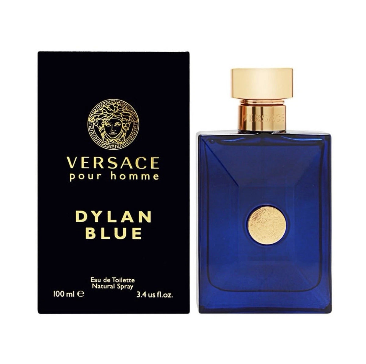 Versace Dylan Blue Pour Homme EDT Spray for Men 100ml 3.4 oz Brand New Sealed