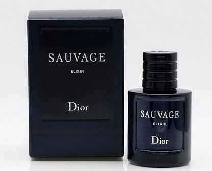 Dior Sauvage Elixir Mini 0.25 oz / 7.5ml Miniature Travel Size New in Box
