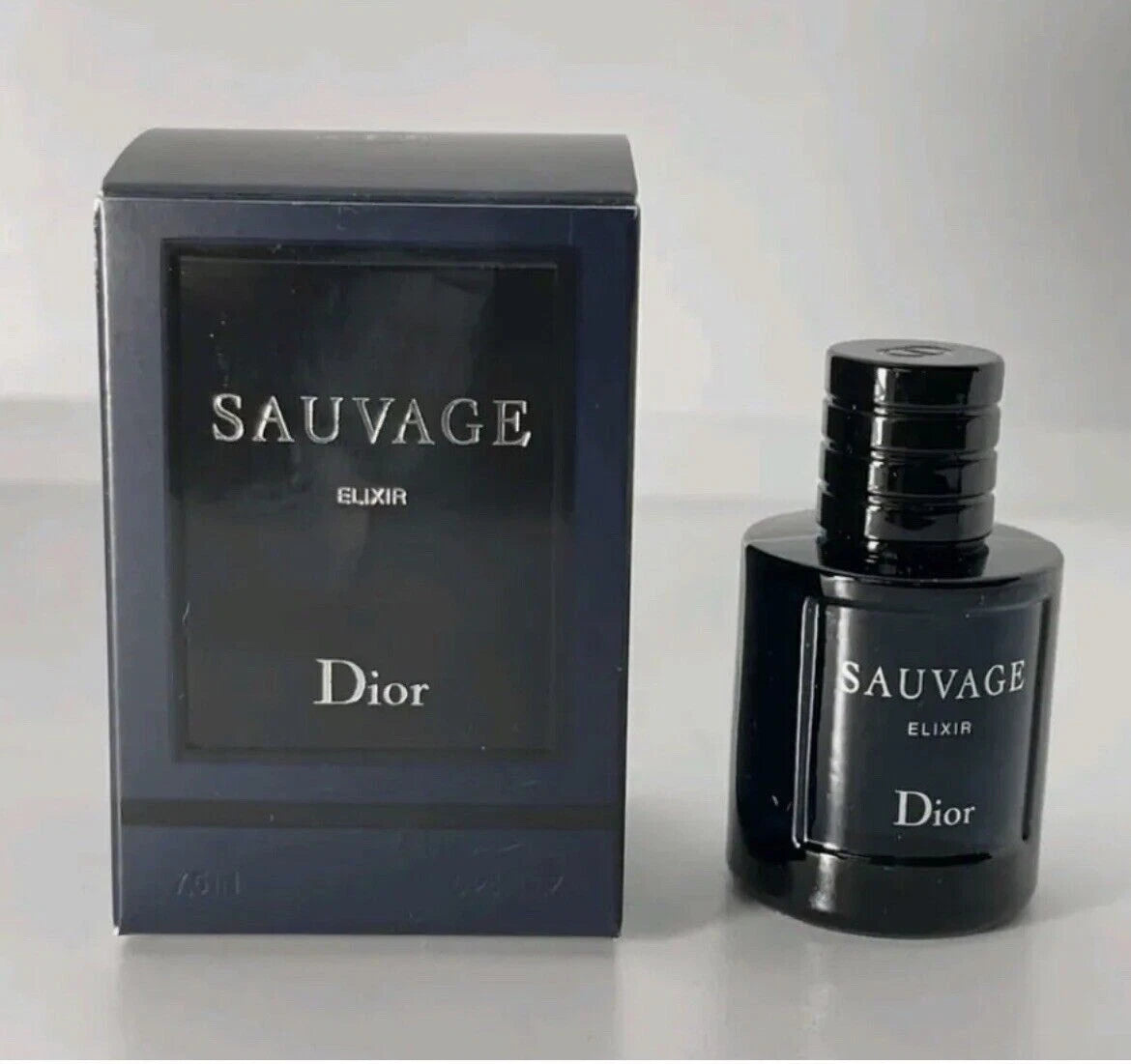 Dior Sauvage Elixir Mini 0.25 oz / 7.5ml Miniature Travel Size New in Box